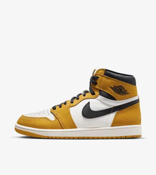 Nike Air Jordan 1 Reo High OG Yellow Ochre ナイキ エアジョーダン1 レトロ ハイ OG イエローオークル【中古】新古品 DZ5485-701