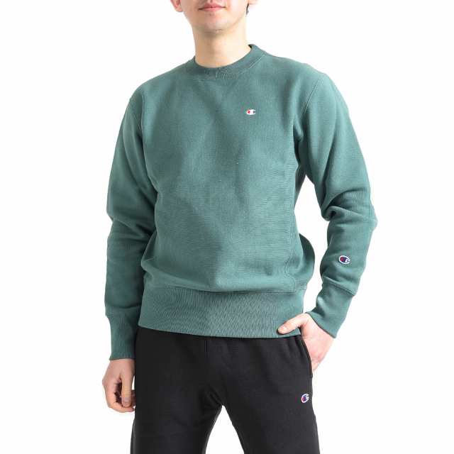 チャンピオン Champion スウェット トレーナー Eu規格 Reverse Weave メンズ ワンポイント ロゴ ブルー グリーン 青緑 S M L Xl サイズの通販はau Pay マーケット Guardaroba Milano Au Pay マーケット店