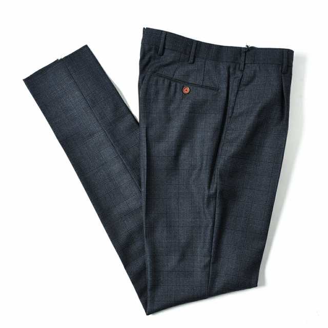 【半額以下】【60％OFF】ピーティートリノ PT TORINO GENTLEMAN FIT スラックス ワンタック 1プリーツ 秋冬 メンズ ヴァージンウール 100