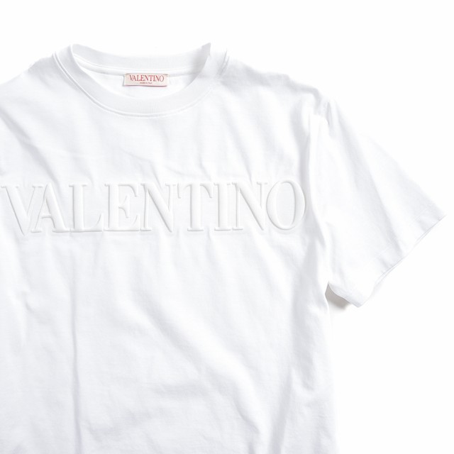 人気 VALENTINO 新品 新作 半袖 エンボスロゴtシャツ - 通販