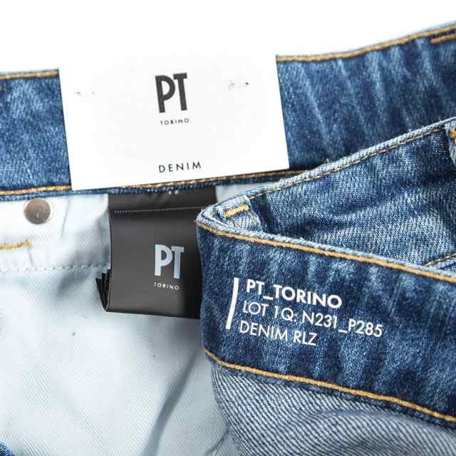 【超目玉】ピーティートリノ デニム PT TORINO DENIM SOUL ソウル SLIM FIT スリムフィット デニム ジーンズ ダメージ加工  ストレッチ 春｜au PAY マーケット