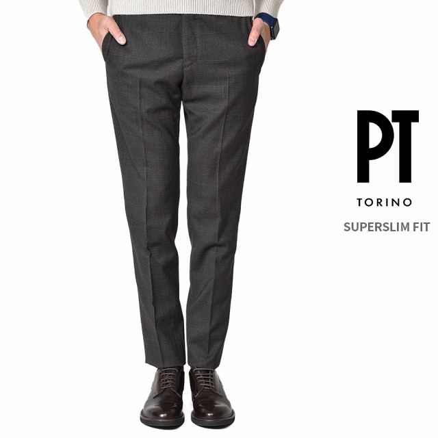 半額以下】ピーティートリノ PT TORINO SUPER SLIM FIT スラックス