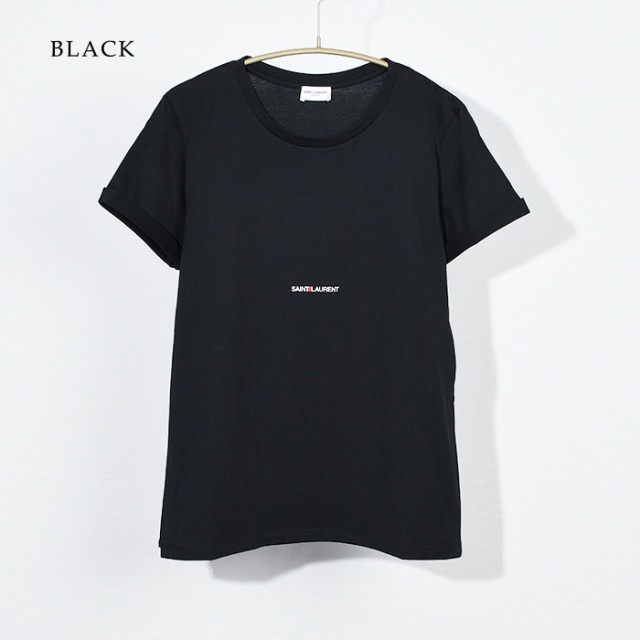 SAINT LAURENT イヴ・サンローラン YSL ロゴ Tシャツ BLACK ブラック