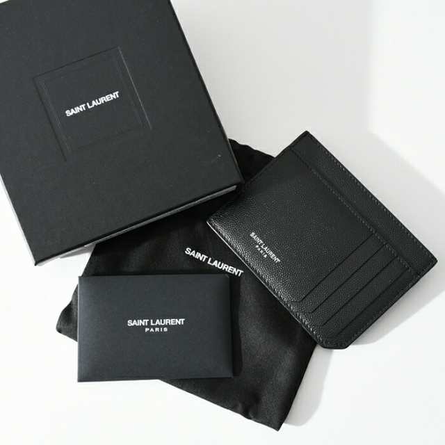 SAINT LAURENT サンローラン カードケース カード入れ エンボスレザー