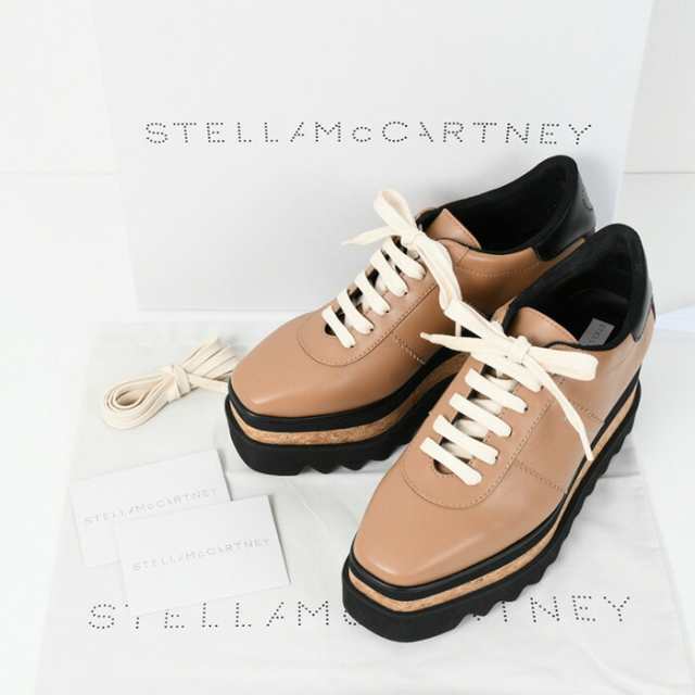 素敵★STELLA MCCARTNEY キャンバス&フェイクレザー スニーカー 素敵☆STELLA MCCARTNEY キャンバス&フェイクレザー スニーカー