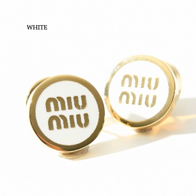 MIU MIU ミュウミュウ ピアス アクセサリー 5JO912 2F6T レディース