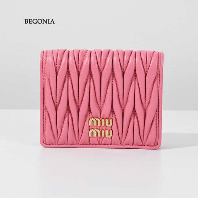 MIU MIU ミュウミュウ 財布 ミニ財布 マテラッセ レザー WALLET 5MV204