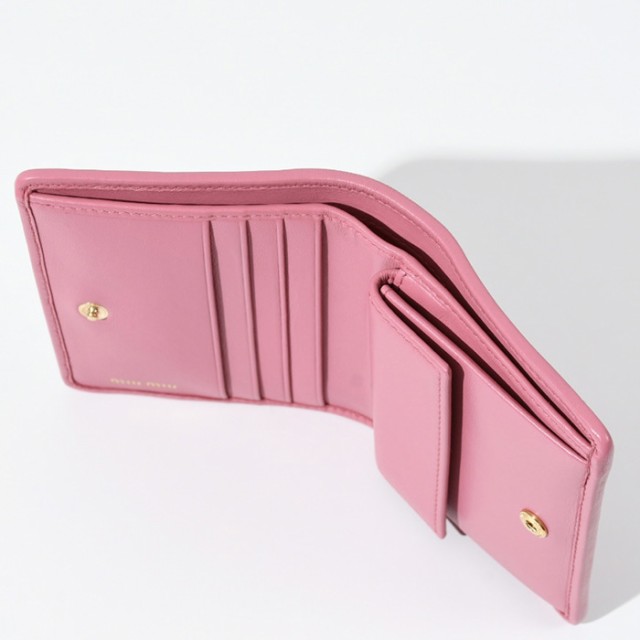 MIU MIU ミュウミュウ 財布 ミニ財布 マテラッセ レザー WALLET 5MV204