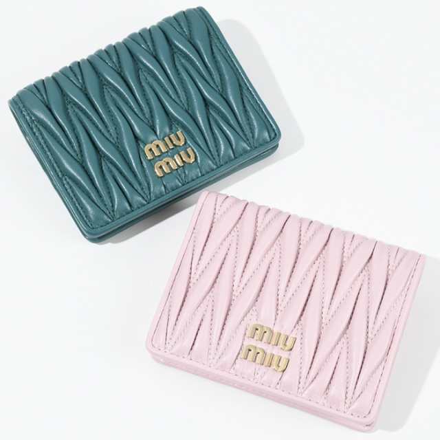 MIU MIU ミュウミュウ 財布 ミニ財布 マテラッセ レザー WALLET 5MV204