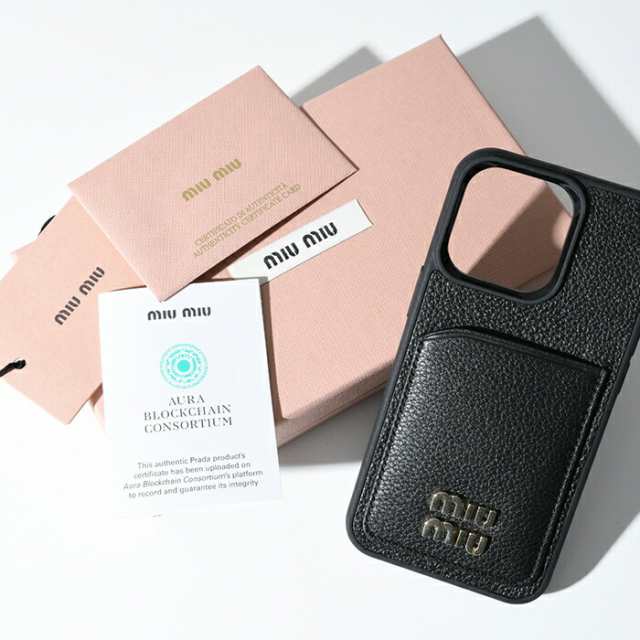 MIU MIU ミュウミュウ iPhoneケース スマホケース レザー iPhone13 Pro カバー 5ZH149 2DT7 レディース 人気  おすすめ の通販はau PAY マーケット - セレクトショップＦＥＬＩＣＥ