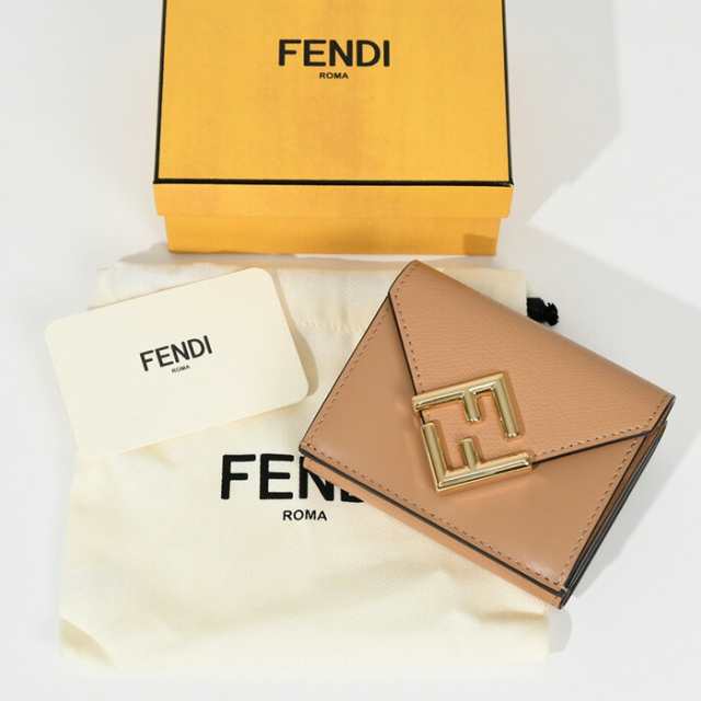 FENDI フェンディ ウォレット 財布 FF ダイヤモンド3つ折り財布 8M0480