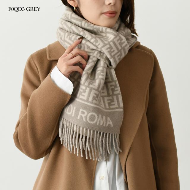 フェンディのマフラー ユニセックス FENDI カシミア カシミヤ マフラー