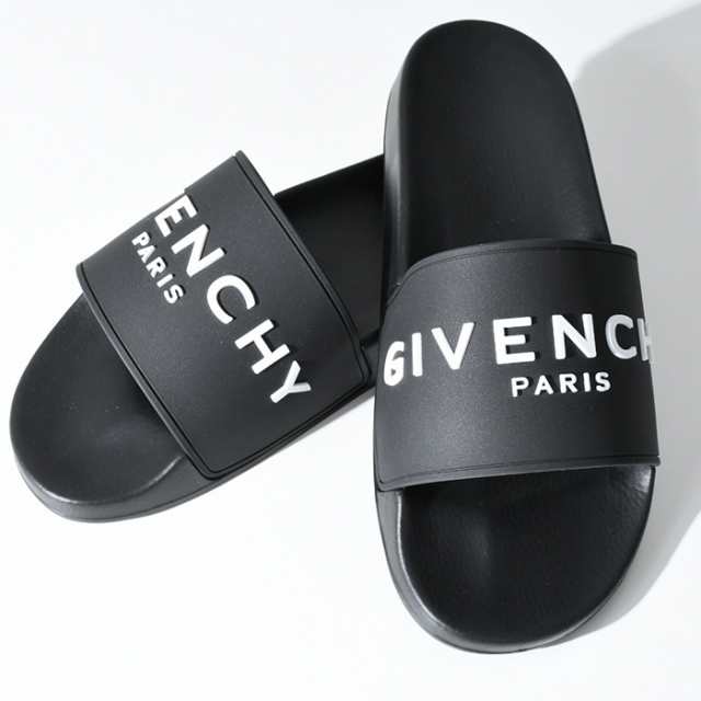 GIVENCHY ジバンシィ ロゴ シャワーサンダル BLACK ブラック フラット