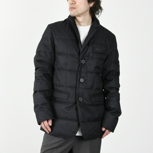 HERNO ヘルノ アウター ダウンジャケット LAMINAR CROPP RIVER ジャケット PI00330UL 12393 メンズ 9300 BLACK ブラック ブレザー 通勤