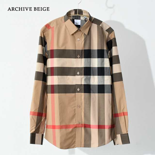 BURBERRY バーバリー シャツ チェック ストレッチコットンポプリン