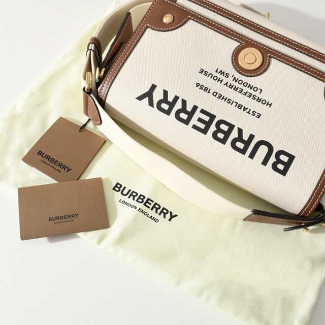 BURBERRY バーバリー ショルダーバッグ ホースフェリー キャンバス