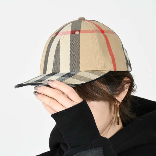 BURBERRY バーバリー 帽子 ヴィンテージチェックキャップ 8056076 レディース ARCHIVEBEIGE+IP+CHK ベージュ キャップ ロゴ スナップ レ