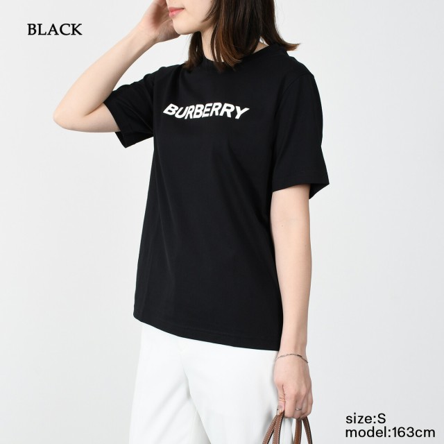 BURBERRY バーバリー Tシャツ トップス ウェア ロゴプリント コットンTシャツ 半袖 8056724 8055251 レディース BLACK  ブラック 黒 プレの通販はau PAY マーケット - セレクトショップＦＥＬＩＣＥ | au PAY マーケット－通販サイト