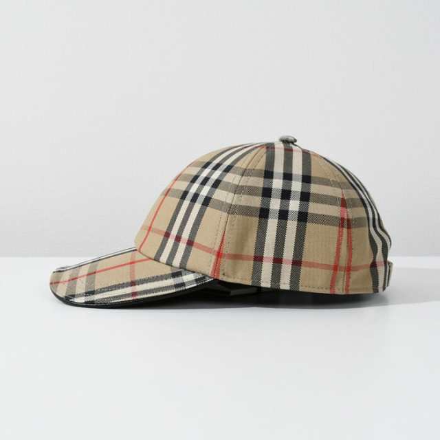 BURBERRY バーバリー チェック 帽子 CAP チェックコットン ベース