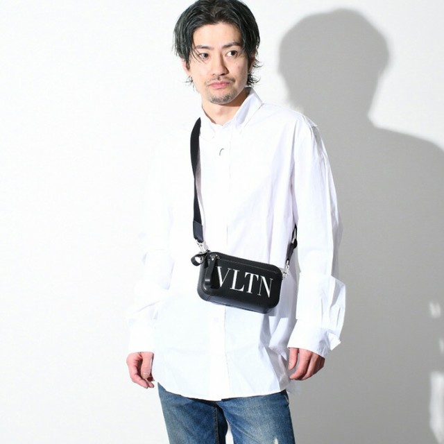 VALENTINO VLTN ショルダーバッグ レザー ヴァレンティノ バレンチノ