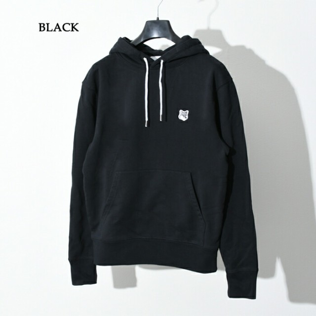 MAISON KITSUNE メゾンキツネ パーカー パーカー フーディ トップス ブラック ネイビー 紺 コットン メンズ ギフト  GU00335｜au PAY マーケット