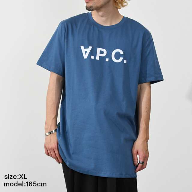 A.P.C アーペーセー ロゴ コットン Tシャツ ロゴT メンズ シンプル