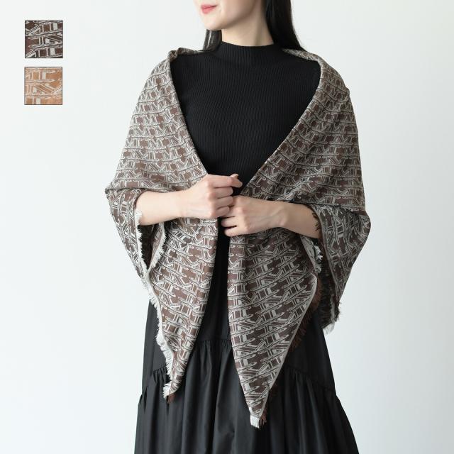 Max Mara ウール ジャカード ストール