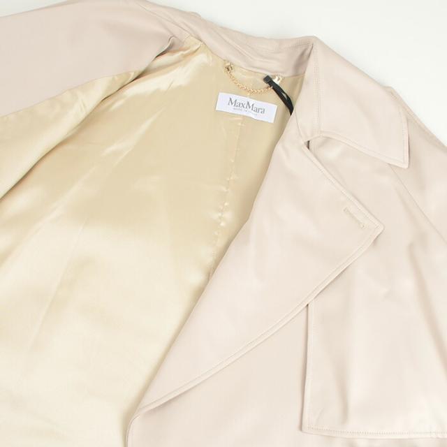 Diffusione Tessile CANNONE ダブルブレスト サテン ケープ Max Mara マックスマーラ アウター CANNONE ダブルブレスト
