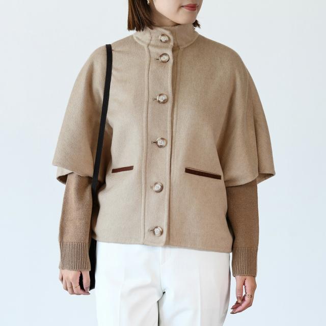 Max Mara マックスマーラ ケープ ポンチョ 羽織り ROLL 4736144106 ロール カシミヤ ショートケープ レディース ブラック ベージュ 五分袖 シンプル エレガントの通販は Max Mara マックスマーラ ケープ ポンチョ 羽織り ROLL 4736144106 ロール カシミヤ ショートケープ レディース ブラック ベージュ 五分袖 シンプル エレガントの通販は