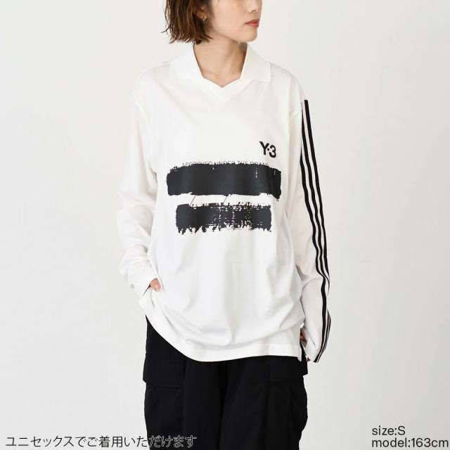 Y-3 ワイスリー トップス Tシャツ U GFX LOGO LS T JM3233