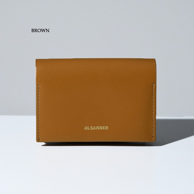 JILSANDER ジルサンダー カードケース 折りたたみ カードホルダー J07UI0010P4840 レディース 名刺入れ ビジネス BROWN  ブラウン BLACK ｜au PAY マーケット