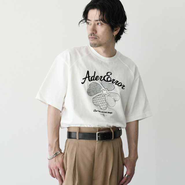 ADER ERROR アーダー エラー トップス Tシャツ TEVER ロゴTシャツ