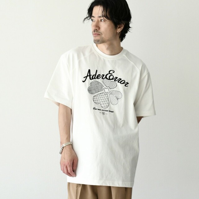 ADER ERROR アーダー エラー トップス Tシャツ TEVER ロゴTシャツ BMADSSTS0102 ユニセックス メンズ 男性 WHITE  ホワイト セミオーバーサイズ ロゴ 刺しゅう オーバーサイズ クルーネック シンプル人気 おすすめ プレゼントの通販はau PAY マーケット -  セレクトショップ ...