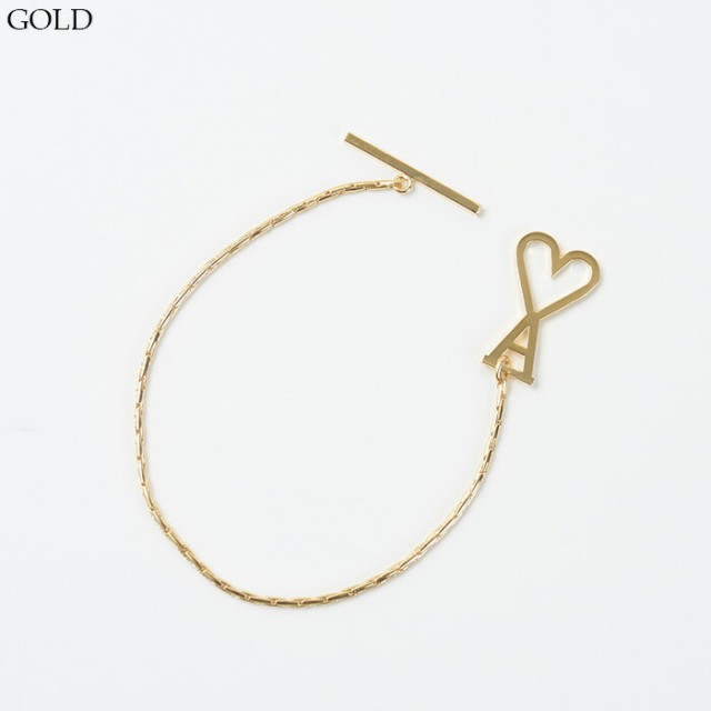 AMI ALEXANDRE MATTIUSSI アミパリス ブレスレット アクセサリー AMI DE COEUR チェーンブレスレット UJW917  361 レディース GOLD ゴーの通販はau PAY マーケット - セレクトショップＦＥＬＩＣＥ | au PAY マーケット－通販サイト