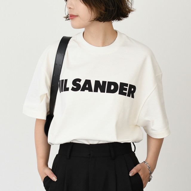 JILSANDER ジルサンダー オーバーサイズ ロゴ コットン Tシャツ