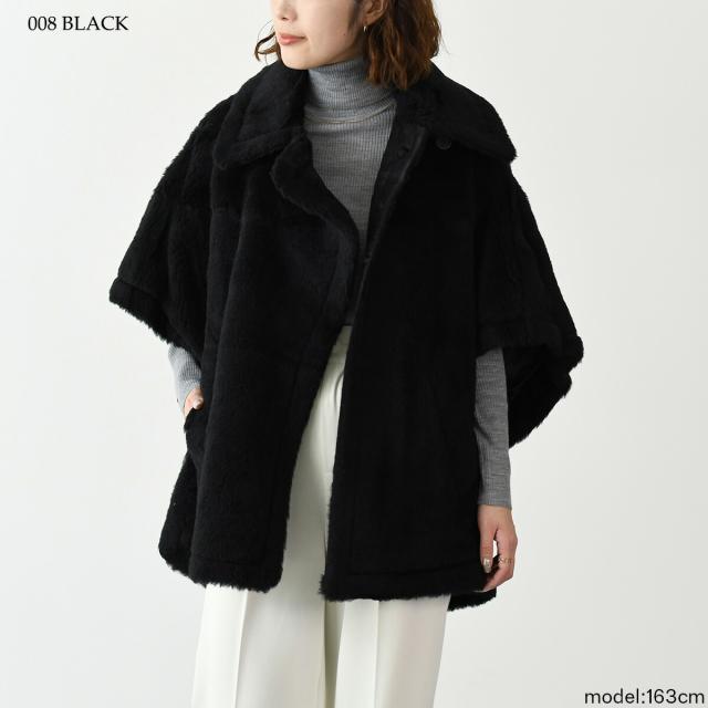 マックスマーラー　テディベアケープ黒 TEBE 楽天市場】MAX MARA マックスマーラ TEBE1 ケープ テディベア