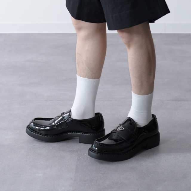 PRADA プラダ シューズ パテントレザー ローファー 2DE127 069