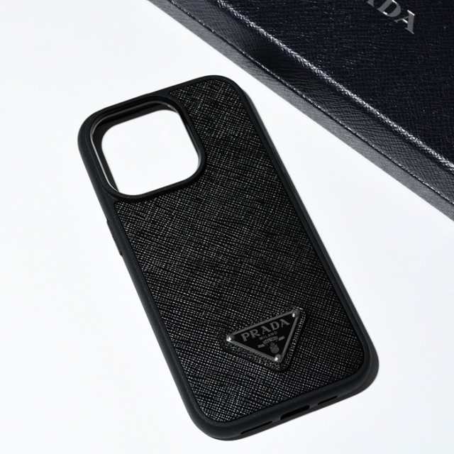 PRADA プラダ iPhoneケース サフィアーノレザー iPhone 14 Pro用カバー