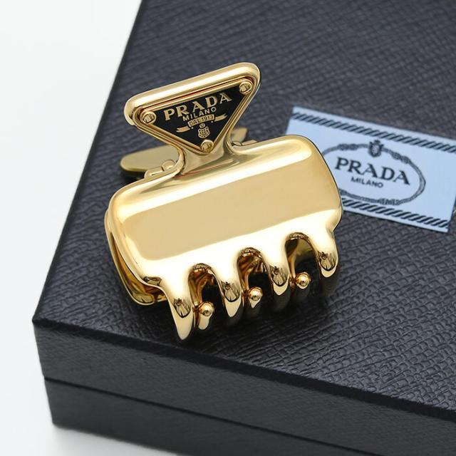 PRADA プラダ ヘアアクセサリー メタル ヘアクリップ 1IF087 2BA6 