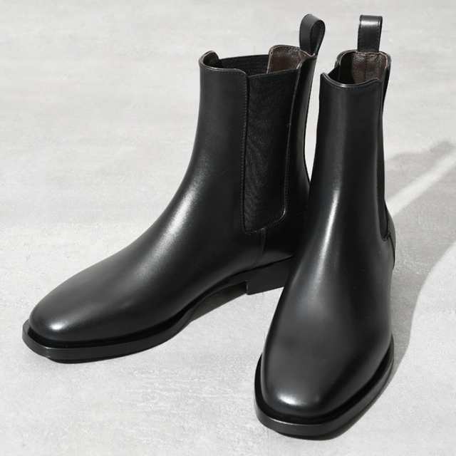 THE ROW ザ ロウ ブーツ F1274 L52 GRUNGE BOOT ELASTIC サイドゴアブーツ レディース BLACK ブラック 黒 シンプル 秋冬 人気 おすすめ