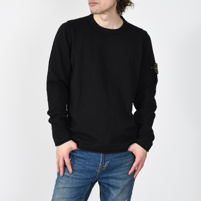 STONE ISLAND ストーンアイランド トップス ニット クルーネックニット 8015502B0 メンズ 男性 BLACK ブラック 黒 クルーネック ナイロン