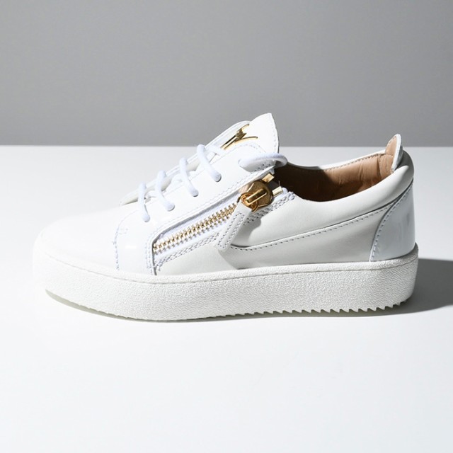 GIUSEPPE ZANOTTI ジュゼッペ ザノッティ 靴 Gail ロートップ スニーカー PXBMW H63043 レディース WHITE  ホワイト ロゴ メタル シンプルの通販はau PAY マーケット - セレクトショップＦＥＬＩＣＥ | au PAY マーケット－通販サイト