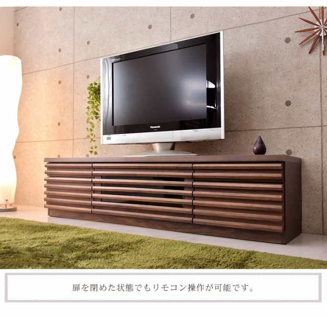 【先着クーポンで800円OFF】 テレビ台 160 完成品 ウォールナット 木製 天然木 テレビボード TV台 ローボード TVボード 160cm  テレビラッ｜au PAY マーケット