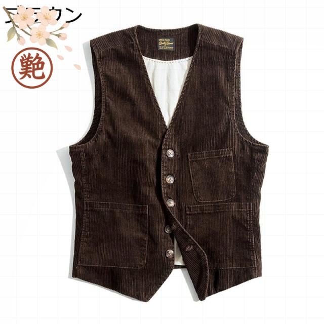 ストリート系 チョッキ 通気性 ジレベスト レイヤード リラックス