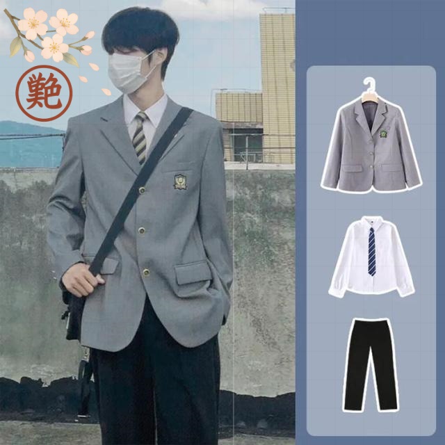 卒業式 上下セット 卒業式 スクール 4点セット！男子高生 入学式 文化祭 入学 男の子スーツ 高校生 学生服 制服 4点セット！男子高生 学生服 長袖 学生服 ブレザー 大きいサイズ 入学式 フォーマル 男子中学生 男子高校生 スーツジャケット