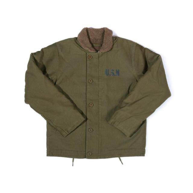 JACKET N-1デッキジャケット 米軍タイプ 全3色 ボア 裏ボア カシミヤ YKKファスナー アメカジ バイカー ミリタリー MILITARY TAN NAVY OLIVE ミリタリージャケット メンズ アウター 大きいサイズ おしゃれ 厚手 秋冬 n1 米軍 バイク 冬_1