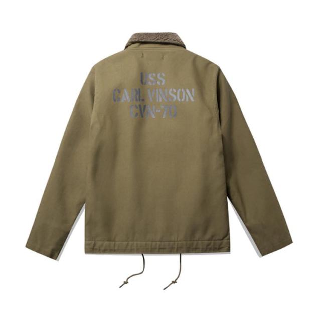 新品 米軍 N-1デッキジャケット ミリタリージャケット メンズ レディース ykkファスナー uss carl vinson(cvn70) TAN NAVY OLIVE おしゃれ かっこいい 人気 20代 30代 40代 50代 大人 冬 服 カジュアル アメカジ_4