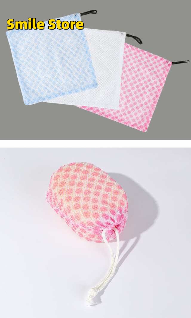 【SmileStore】柔らかい 垢擦り 背中洗い 浴用 アカスリ ボディタオル 浴用タオル 大判 お風呂 あかすりタオル バス ふつう 抗菌 温泉 泡立ち 薄手 パフ・スポンジ