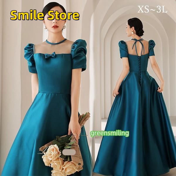 【SmileStore】結婚式 発表会 母親 大きいサイズ ロング ピアノ 黒 演奏会用ドレス 演奏会 パーテイードレス 「爆買」ドレス 小さいサイズ 披露宴 大人