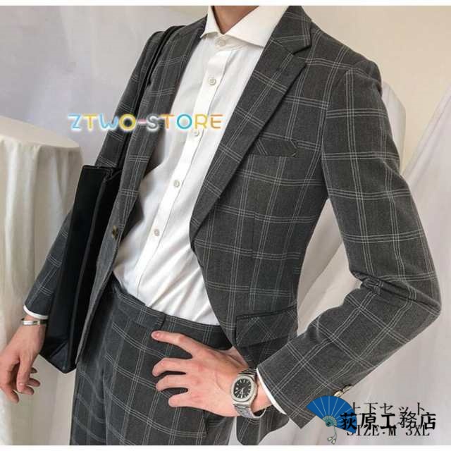 便利グッズ特集 売上急増中 メンズスーツ 機能性抜群 成人式 1つボタンスーツ 結婚式 新登場 フォーマルスーツ 上下セットスーツ お洒落 二次会 卒業式 タキシードスーツ ビジネス チェック柄 在庫わずか 披露宴 就職活 送料無料